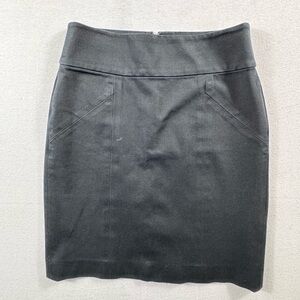 Banana Republic Black Minimalist Mini Skirt Size 0 | 90s CBK Style